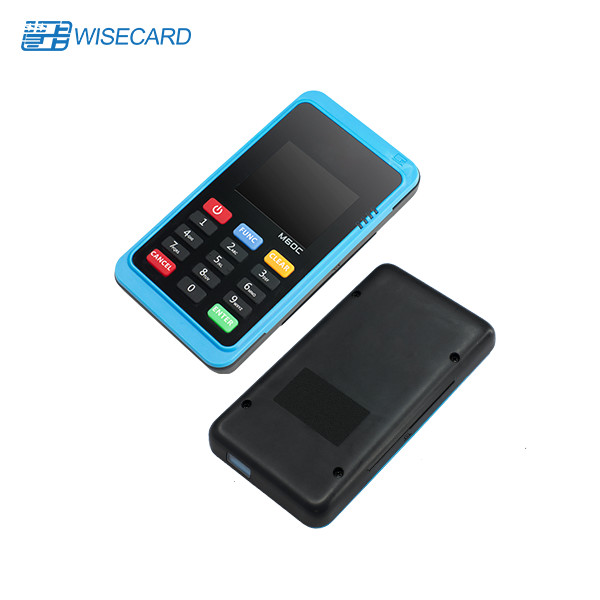 NFC Card Reader Digital Signature MPOS Device With 2 PSAM Slot For Retail Railway