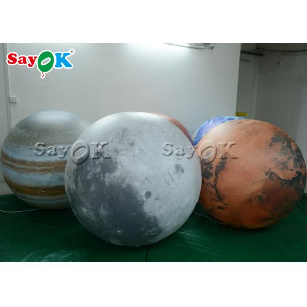 Yard Led Lighting 3m Inflatable Moon Balloon