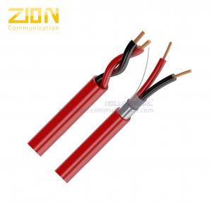 Quality Plenum-Rated Fire Alarm Cable 12AWG 2C Solid Copper for Fire Protective Circuits wholesale