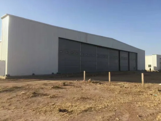 Portable Container Loading Metal Prefabricated H Steel Structural Airplane Hangar