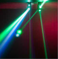 Unique Single Axis 4*10W Beam Moving Head Light LED RGBW 4 in 1 Moving Head Spot Light