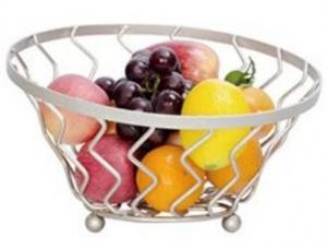 Quality Fashion Kitchen accessory Gift Basket,Wire Fruit Holder,Hanging Metal Fruit Basket wholesale