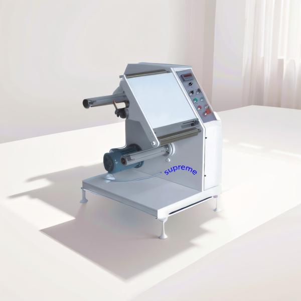 380V/220V ADHESIVE LABEL PAPER PROCESS MACHINERY WITH 500MM UNWINDING MAX DIAMETER INSPECTION AND REWINDING MACHINE