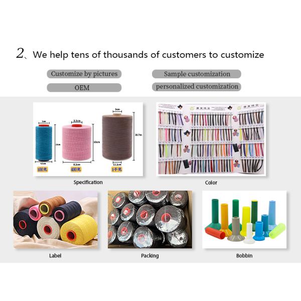 High Tenacity 275g Polyester Bonded Thread for Leather Stitching Yarn Count 840D/3