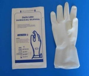 Sterile Latex Surgical Gloves healthcare hospital use