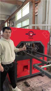 China CNC Angle Cutting And Punching Machine With Auto Cooling System on sale