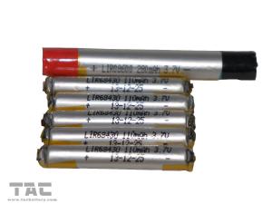 Quality 3.7V LIR68500 / LIR68430 E-cig Big Battery For Ego Ce4 Kit 110mAh ROHS Approved wholesale