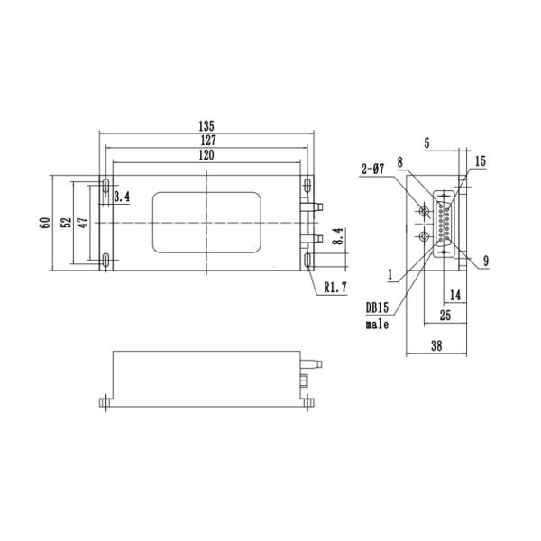 1×N Optical Switch for Testing of Fiber, Optical Component, More Than 128 Channels.1x16 1x32 1x64 1x128
