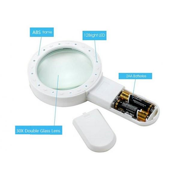 10X High Handheld Magnifying Glass with LED and UV Light,Illuminated Magnifier for Reading,Inspection,Exploring,Hobbies