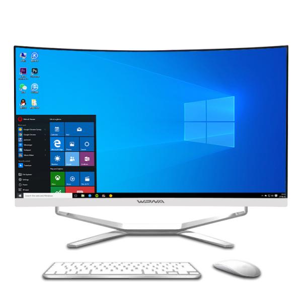 Cheap 23.6 23.8 27 Inch I3 I5 I7 Office School Pc All In One With Wireless Charging And Hidden Camera Aio for sale