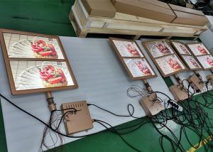 Quality Customized design LCD MONITOR golden color frame for casion table casion trend board with splitter inside lcd display wholesale