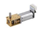 High Torque Worm N20 DC Gear Motor With Magnetic Encoder Encoder resolution 7PPR