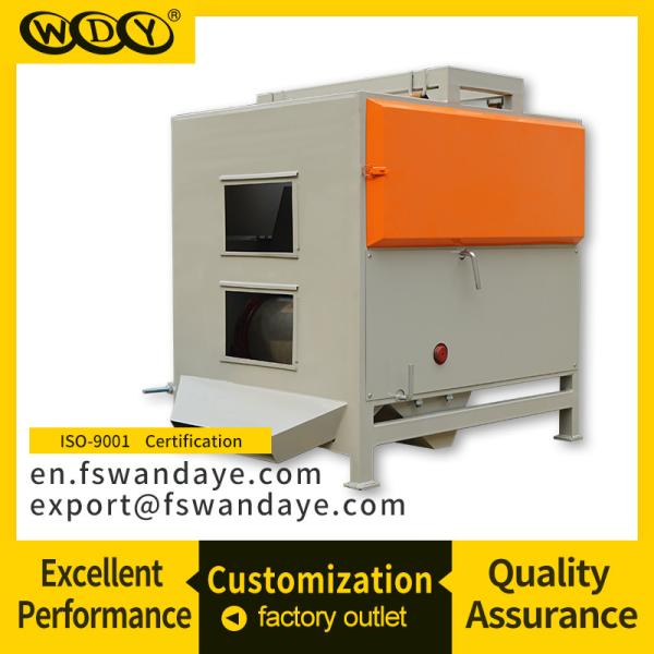 Dry Type Magnetic Roller Separator / Permanent Magnetic Separator For Minerals Quartz Feldspar sand