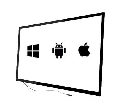 Cheap iBoard Infrared Multi Touch Frame Screen Panel Conversion Overlay Frame For Mirror Screen for sale