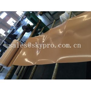 Buy cheap Natural gum rubber sheet roll tan color high tensile strength for punching seals from wholesalers