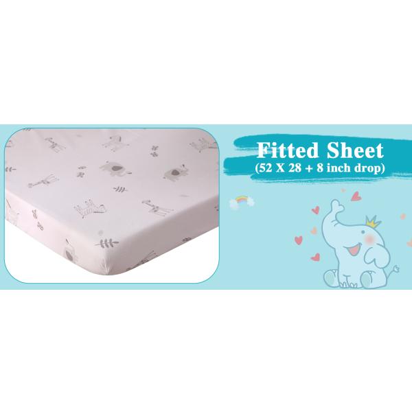 Premium 3-Piece Cartoon Baby Bedding Set , Newborn& Infant Nursery Bedding Set