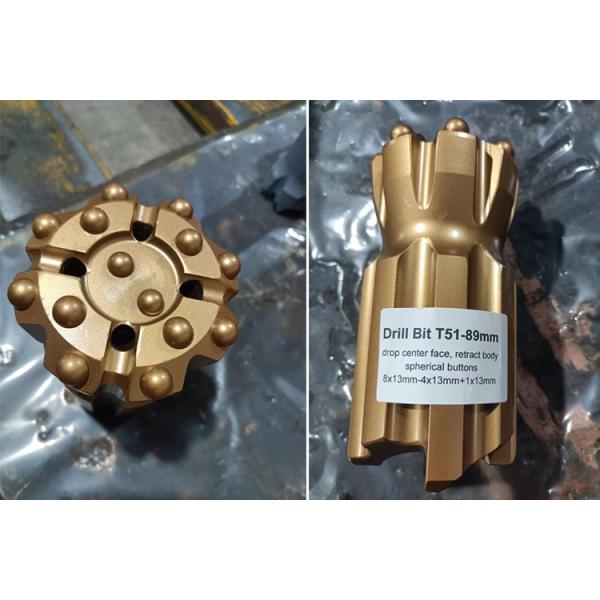 T51-89mm Retrac Tungsten Carbide Drill Bit For Long Lasting Drilling Performance