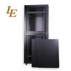 Quality LE Server Rack Network Cabinet Free Standing Cabinet 19Inch 42U Glass Door Rack 800*1000MM wholesale