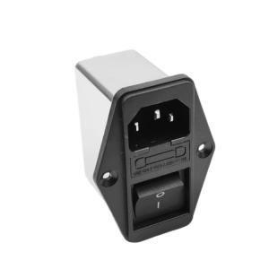 China DBI5 1A 3A 6A 10A power filter With Fuse IEC socket type with safety switch EMI Filter on sale