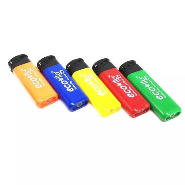 Plastic Lighter Windproof Electric Encendedore DY-078 En13869 Certificate