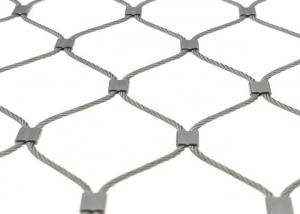 Quality Flexible Inox Stainless Steel Wire Rope Mesh Knotted Ferruled wholesale
