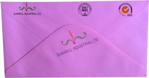 Recyclable Custom Self Seal Envelopes , Offset Paper Custom Embossed Envelopes