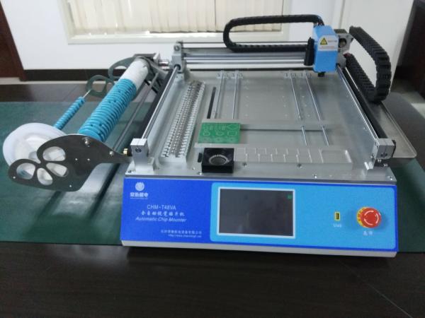 Full Touch Screen Vision System CHM-T48VA Desktop SMT Pick And Place Machine PNP