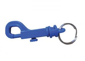 China Blue Plastic Key Holder Not Load Rated 2-5/8'' Overall Length For Hold Keys on sale