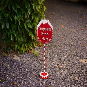 Quality Outdoor Metal Christmas Decoration Handcrafted Christmas Sign Ornaments Standing wholesale