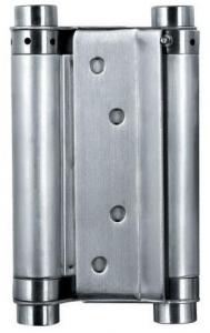 Quality Satin Stainless Steel Square Door Hinges Double Action Spring Door Hinge wholesale