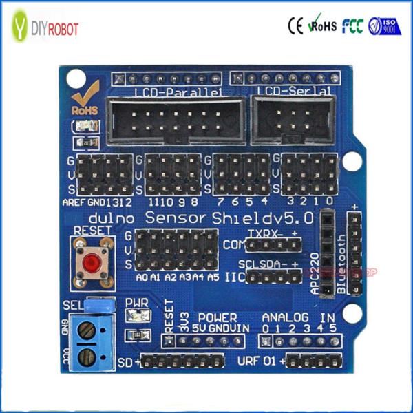 Cheap IO Expansion Board Sensor Shield for Arduino V5.0 Electronic Building Blocks Robot Parts for sale