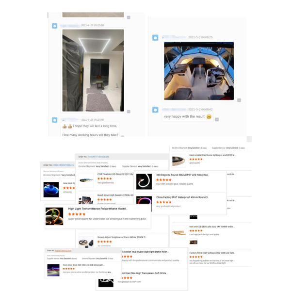 Indoor/Outdoor Decoration Waterproof Profile Light COB LED Strip with Sensor Control