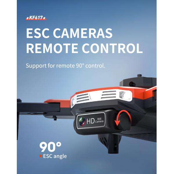 4K Dual Camera Mini Rc Drone WIFI FPV 2.4ghz Foldable Outdoor Rc Helicopter