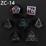Customizable polyhedral dice set role-playing dice game RPG Dungeon and Dragon