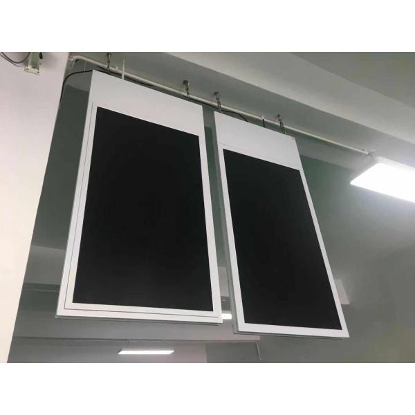 Customized Color Hanging Digital Signage Explosion Proof Glass For Window Advertising