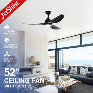 Quality High Airflow Dimmable LED Ceiling Fan With Remote Control Energy Saving wholesale
