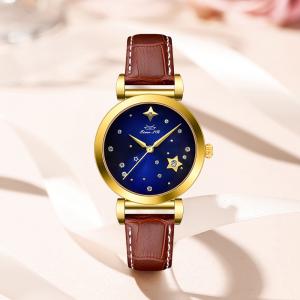 Quality 2022 Elegant Stainless Steel Quartz Watch Small Round Gold Watch Design For Lady wholesale