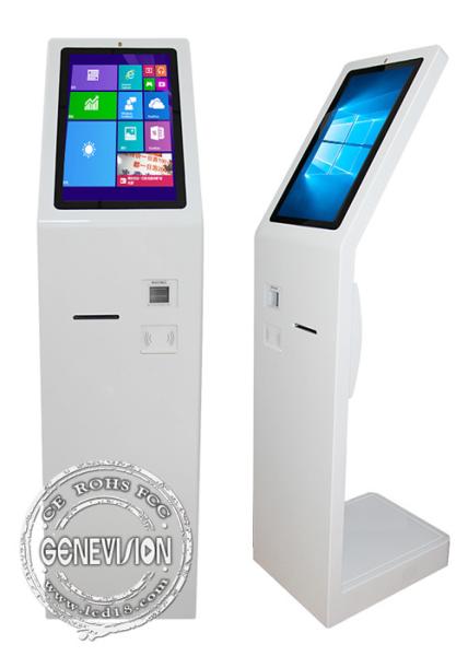 Cheap QR Code Scanner Ticketing PCAP Touch Screen Kiosk For Bus Station for sale