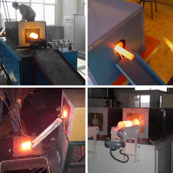 Bolt And Nut Induction Heating Machine , 200kw High Frequency Induction Furnace