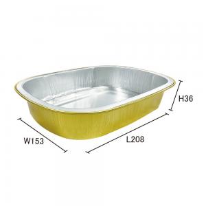 Quality Aluminum Foil Food Container Wholesales Custom Container Tray Square Pans wholesale