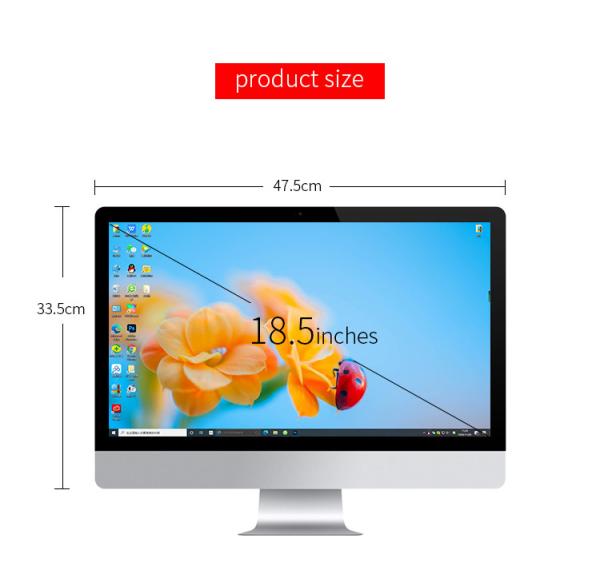 Cheap all in one pc  Computer 27'' CPU i7-10700 RAM 8GB SDD 512GB+1TB AIO PC for students home bussiness for sale