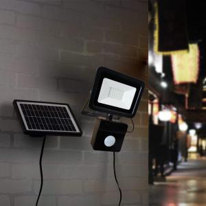 China 1000lumens 10W Led Solar Security Light With Motion Detector on sale