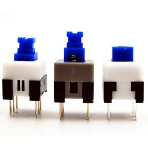 IP65 6 Pin DIP Self Locking Push Button Switch 7x7