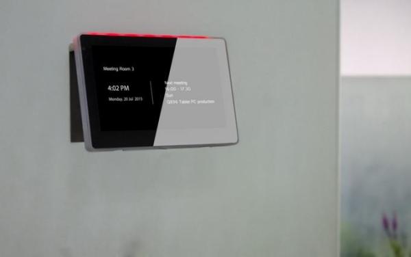 Cheap Black Color Wall Tablet display with wifi three-colors LED For Home Automation for sale