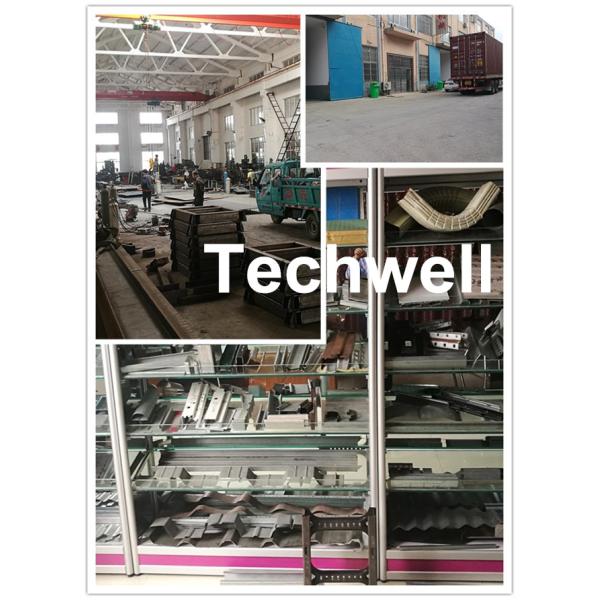 High Precision Steel Structure Floor Deck Roll Forming Machine For Metal Decking Sheet
