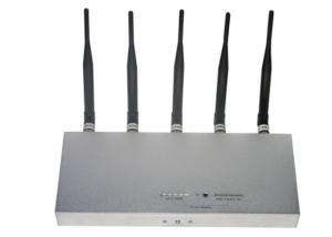 Quality Wireless Camera Mobile Phone Signal Jammer Blocker With 5 Omni Directional Antenna wholesale