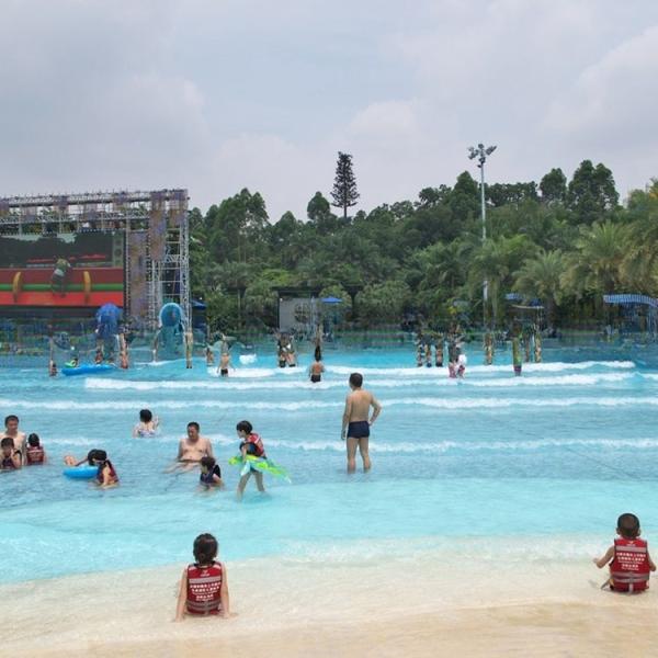 UV Proof Artificial Blower Swim Wave Pool Equipment For Water Amusement Park