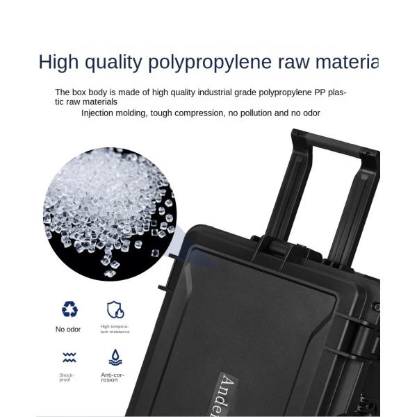 Custom Hard Plastic Flight Case 600x425x300mm IP67 Waterproof