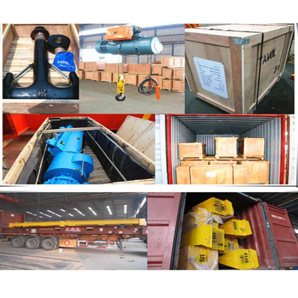 5ton BMH Model electric hoist semi-gantry crane