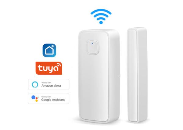 Cheap Compatible with Amazon Alexa, Google Assistant No Hub Required, Sends Alerts Wireless Remote Alarm Programmable for sale